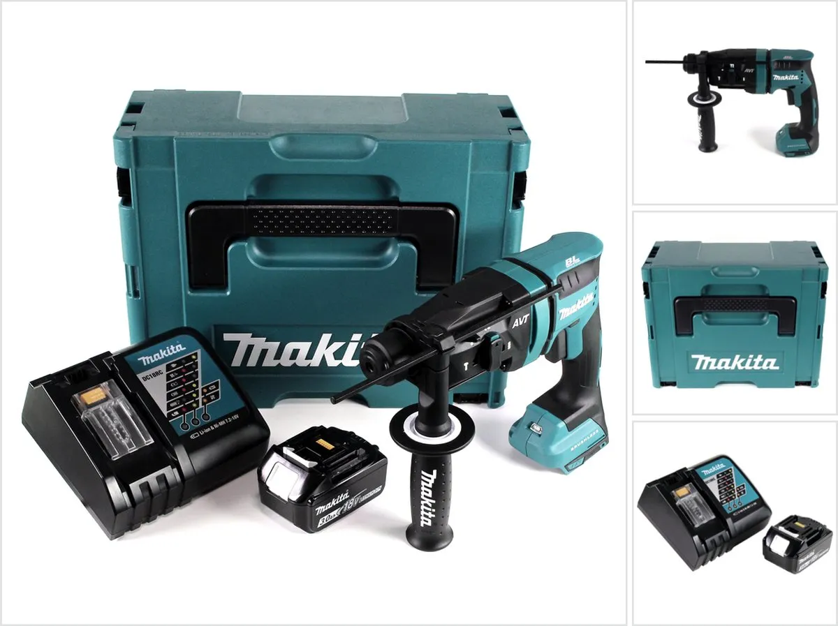 Makita DHR182RF1J Accu-boorhamer 18V SDS-plus