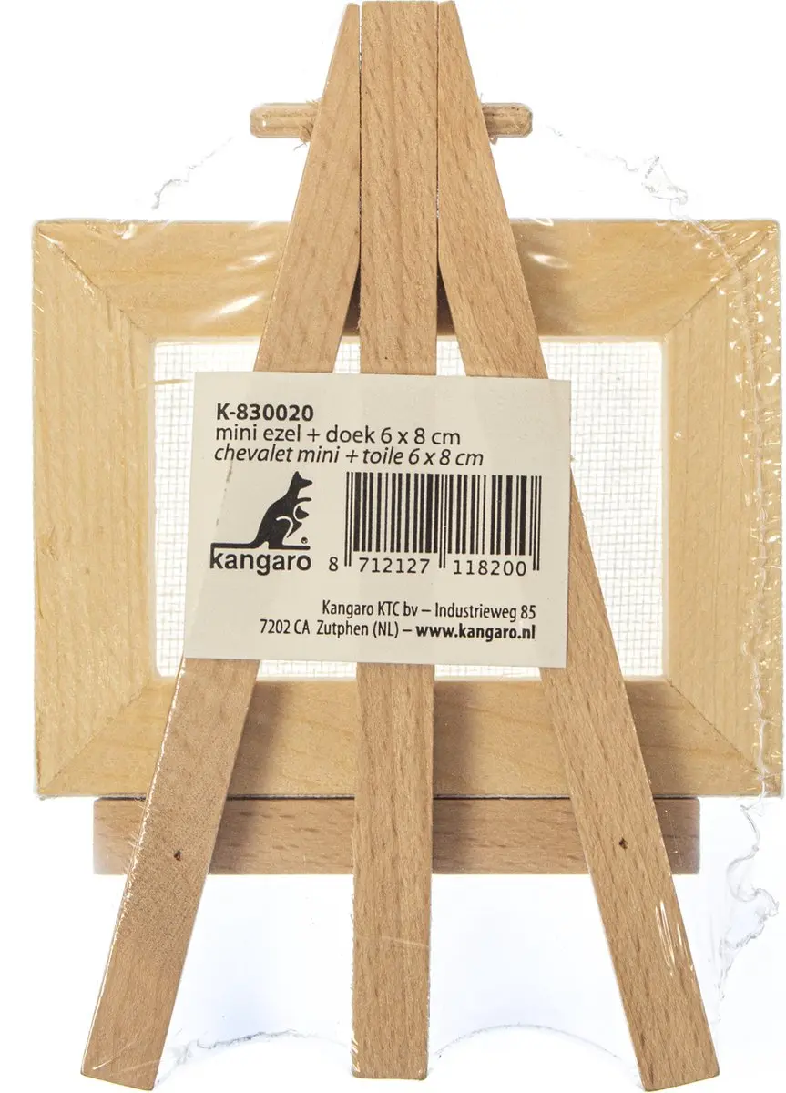Kangaro Mini Ezel - Doek 6x8cm - 24 Stuks