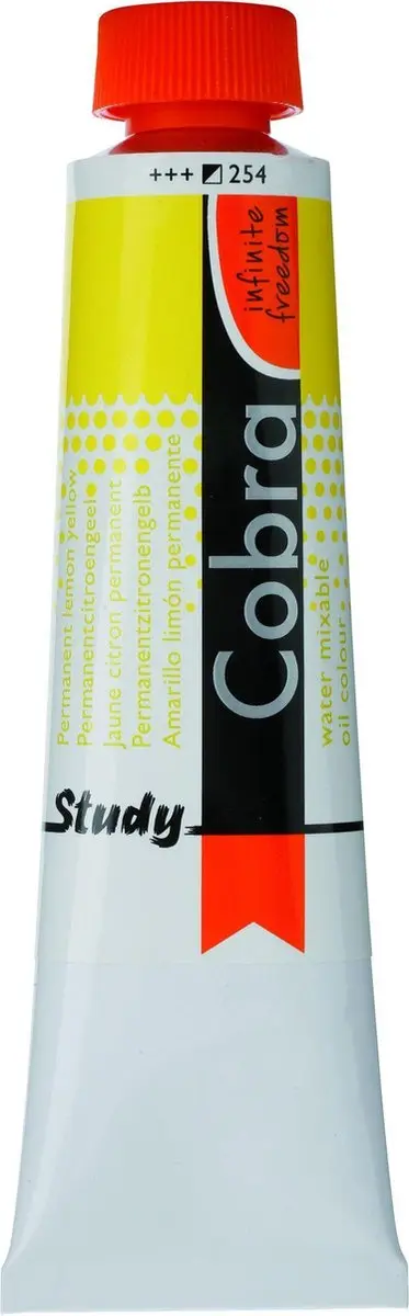 Cobra Study Olieverf 40ml Permanent Lemon Yellow