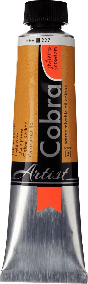 Cobra Artist Olieverf #224 Napelsgeel Rood 40ml