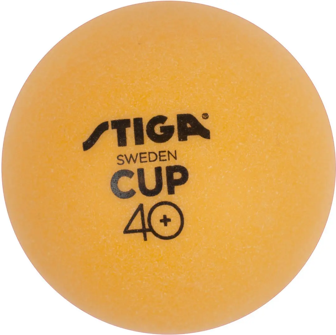 Stiga Cup 40 Tafeltennisballen - 6 Stuks - Oranje