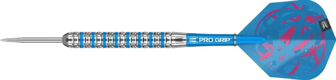 Target ORB 01 Dartpijlen 22g - 3 Stuks - Zilver/Blauw