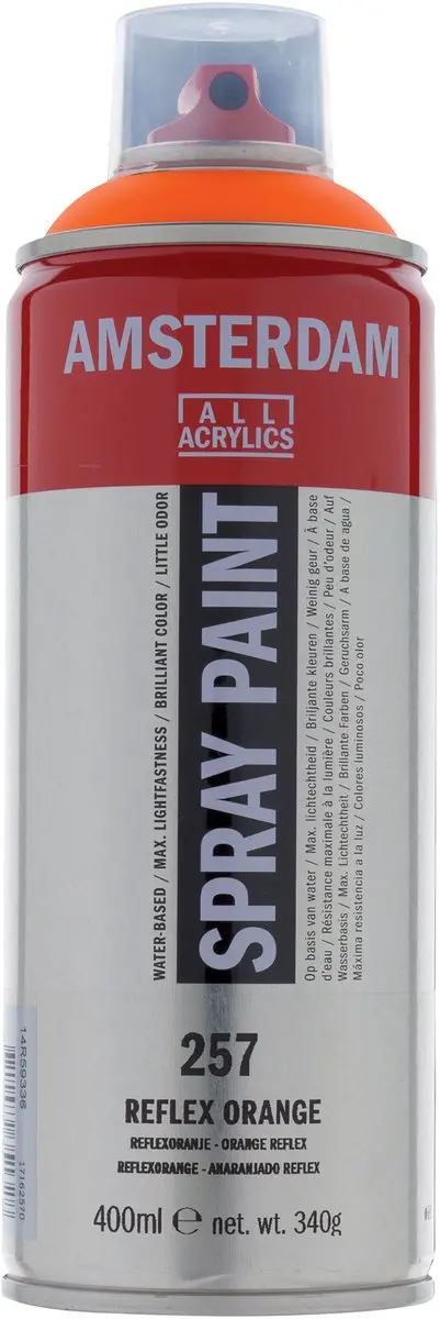 Amsterdam Spuitbusverf Reflexoranje 400ml