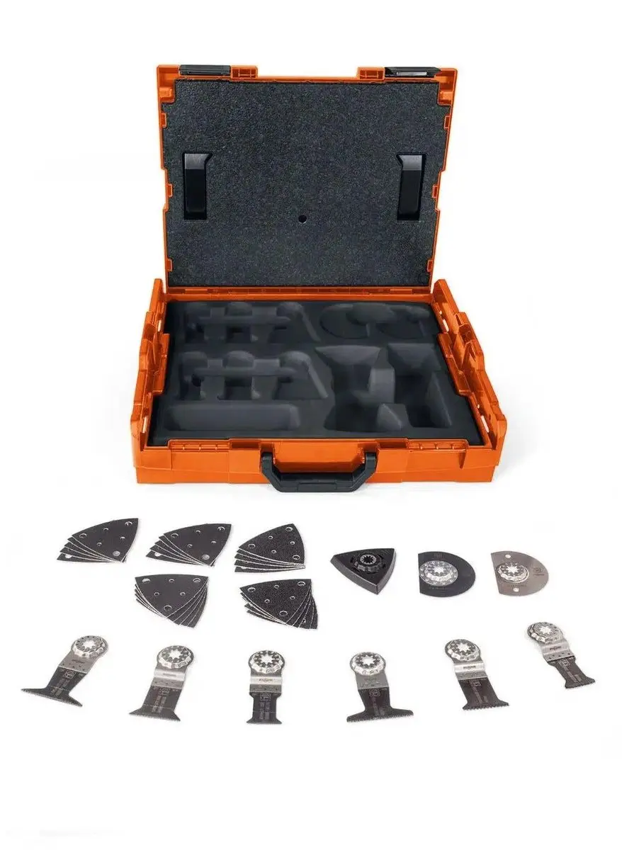 Fein L-Boxx 102 Top Set Gereedschapskoffer - 445x122x358mm - Black/Orange