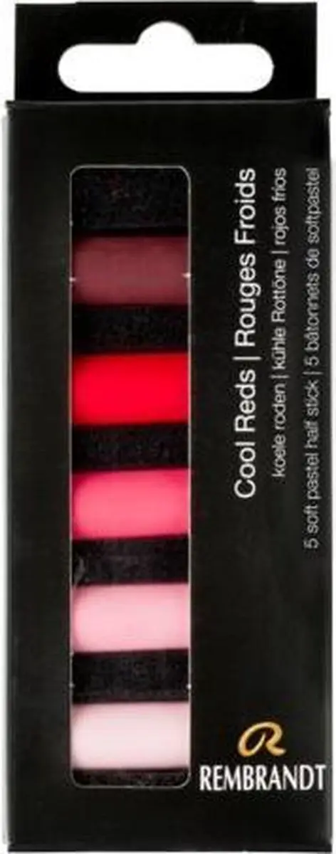 Rembrandt Softpastel Half 5 Koele Rooden - 5 Stuks