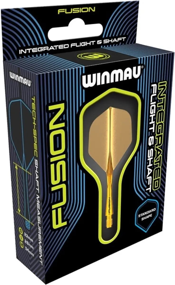Winmau Fusion Neon Orange NO2 Dart Flights - 3 Stuks
