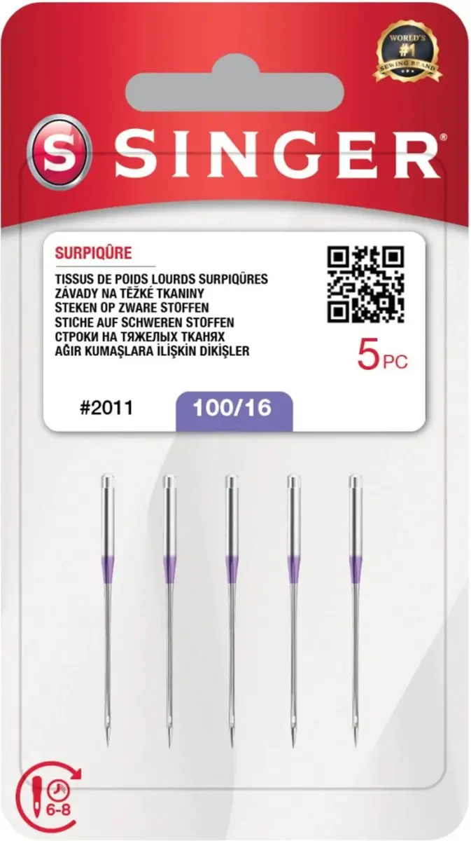 Singer Topstitch 2011 Naalden - 5 Stuks