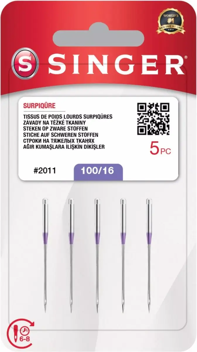 Singer Topstitch 2011 Naalden - 5 Stuks