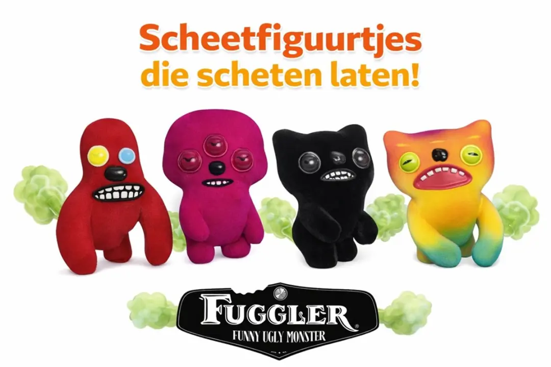 PMI Fuggler Farting Figuur - 3x 1,5V Batterijen - 5cm - Divers