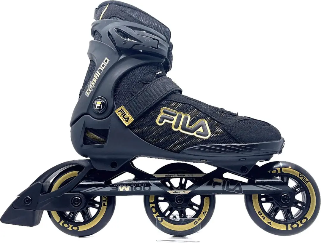Fila Crossfit Inline Skates 100mm - Zwart/Goud