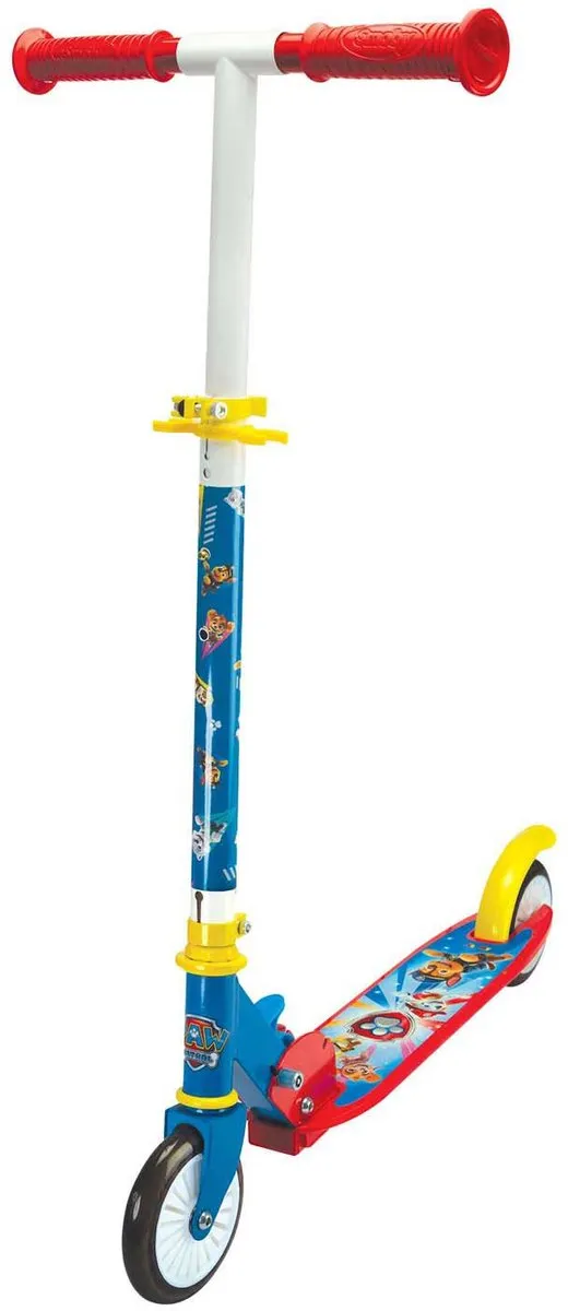 Smoby Paw Patrol Plooibare Scooter Step - Rood/Blauw/Wit