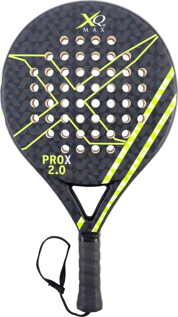XQMax Padel Racket ProX 2.0 - Groen/Zwart - 3 Stuks