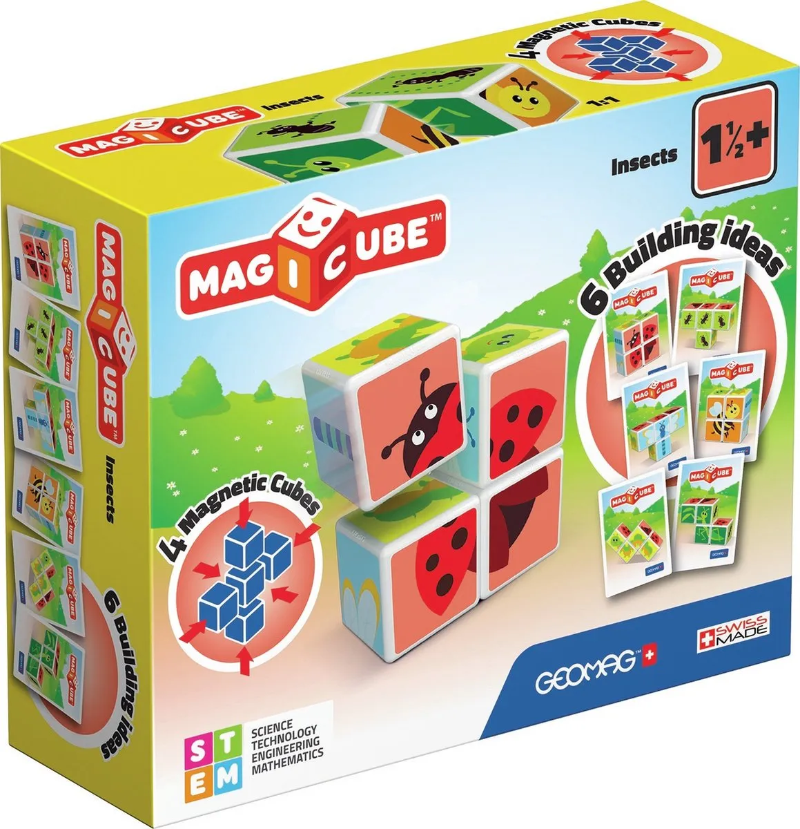 Geomag MagiCube Insects 7-delig