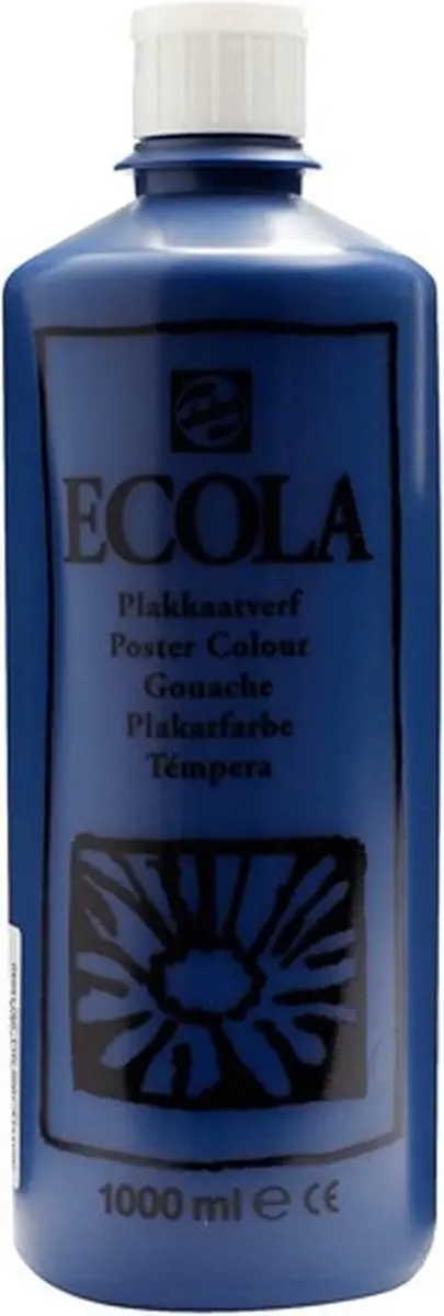 Talens Ecola Plakkaatverf Pruisischblauw 1000ml