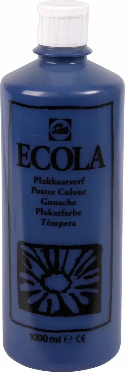Talens Ecola Plakkaatverf Pruisischblauw 1000ml