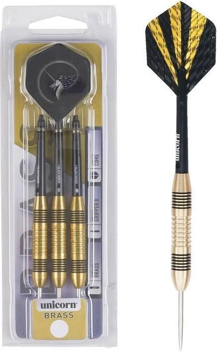 Unicorn Brass Core Dartpijlen 3 Stuks