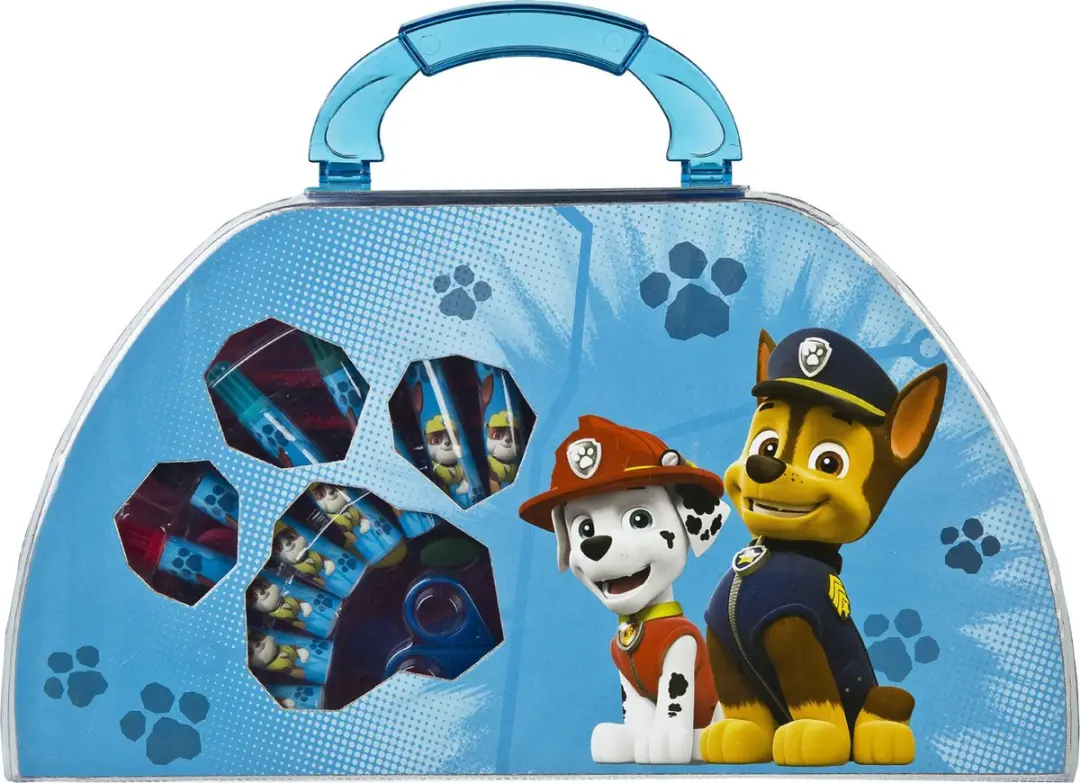 PAW Patrol Kleurkoffer Blauw - 51-delig