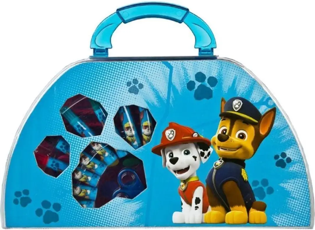 PAW Patrol Kleurkoffer Blauw - 51-delig