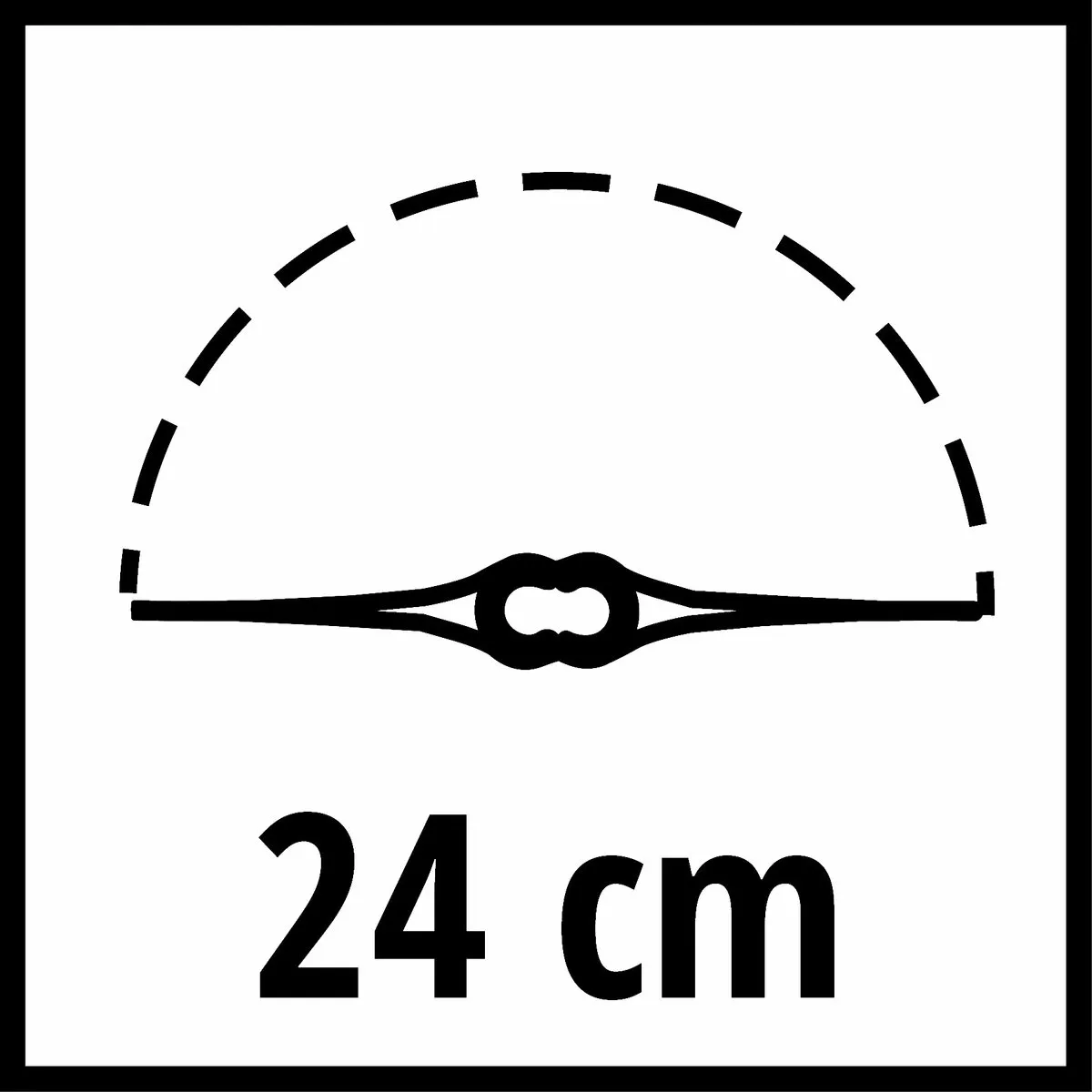 Einhell Accu Grastrimmer GC-CT 18/2411 Li Solo 24cm - 20 Messen