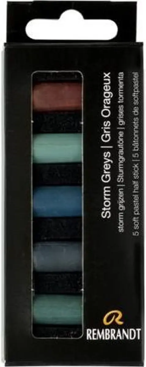 Rembrandt Softpastel Half 5 Storm Grijs - 5 Stuks