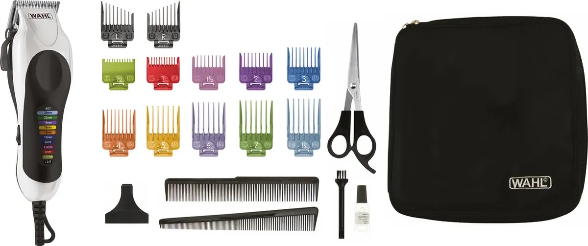 Wahl Color Pro Plus 20104-0460 Tondeuse - Blauw/Wit