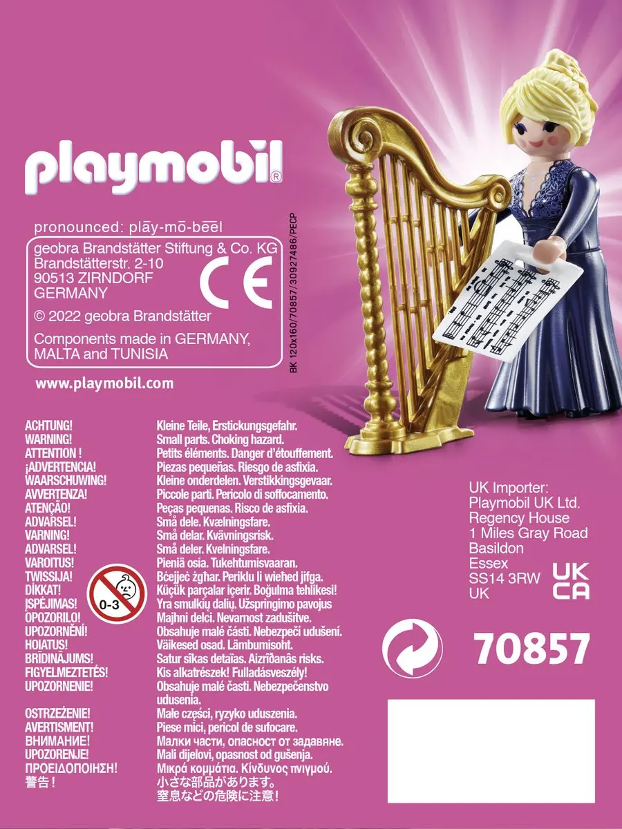Playmobil Playmo-friends Harpiste 70857 - Multicolor