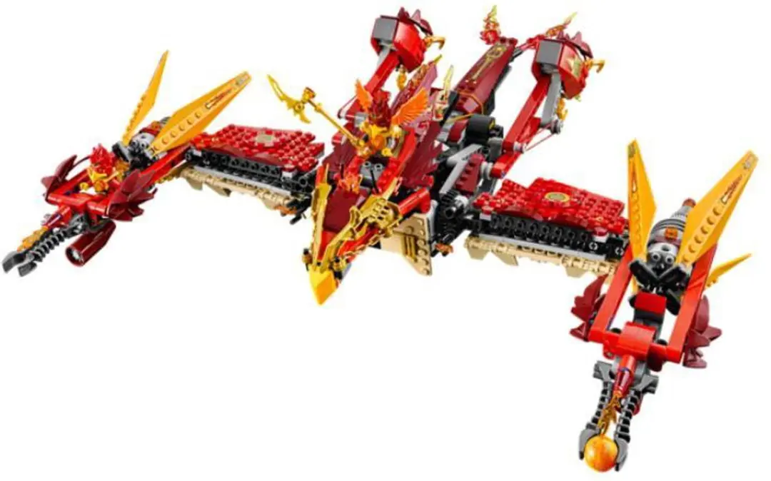 LEGO Phoenix Vuurtempel 1301 Stenen - 7 Minifiguren