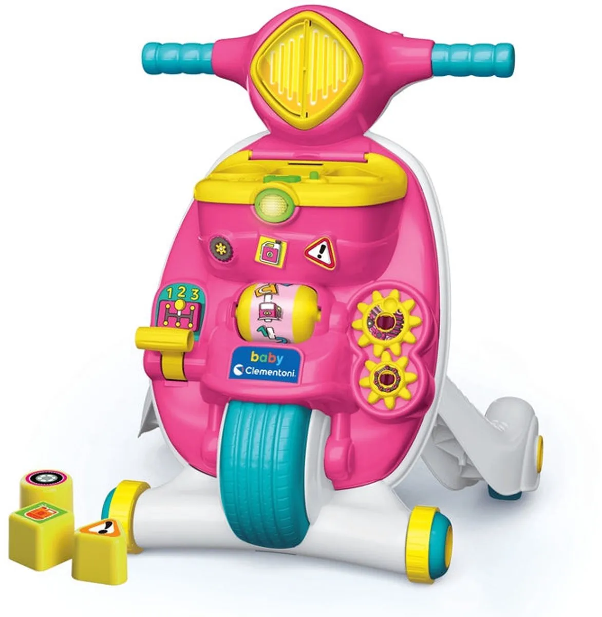 Clementoni Baby Valentina Scooterina Primi Passi 2-in-1 - Meerkleurig - afbeelding 5 van 6