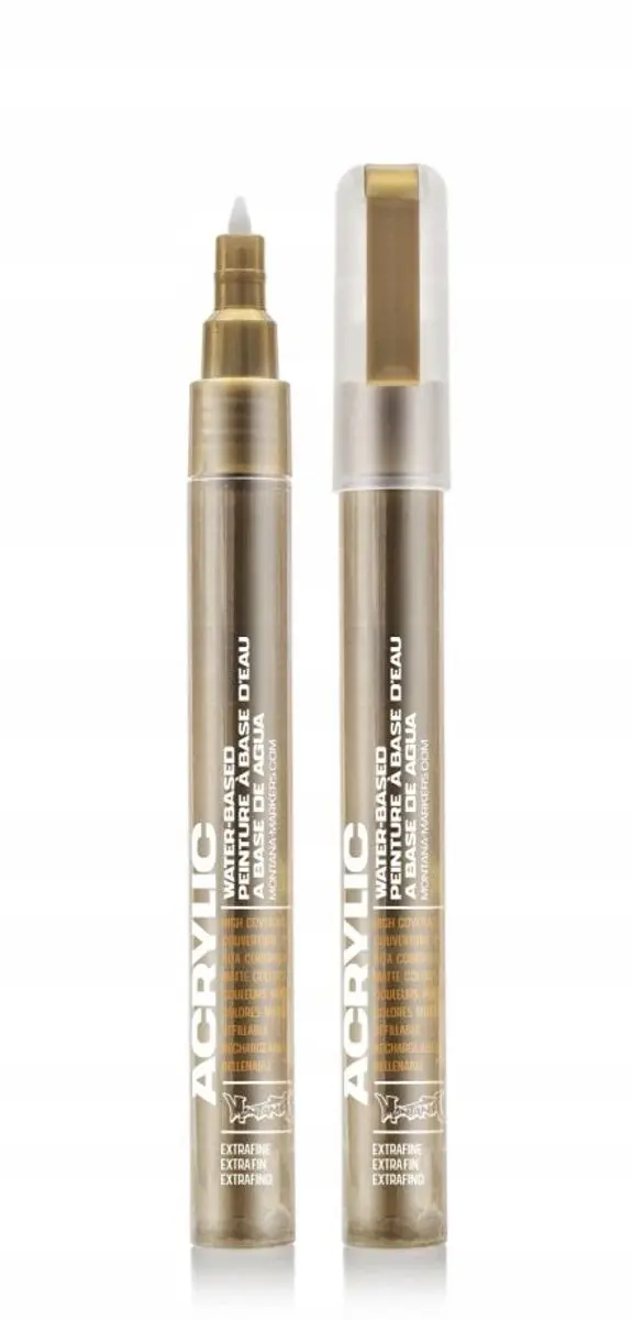 Montana ACRYLIC Marker 0.7mm Gold Metallic