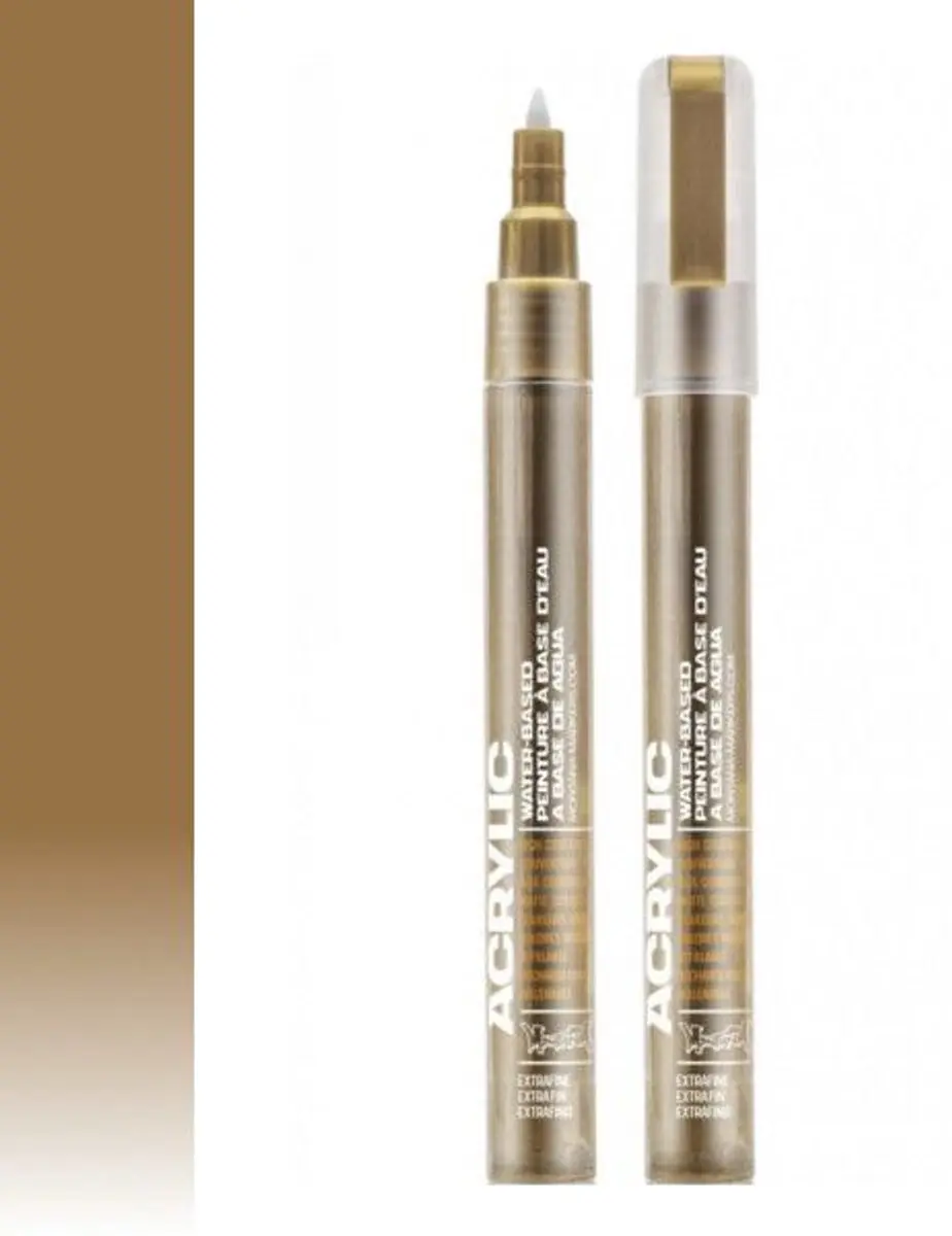 Montana ACRYLIC Marker 0.7mm Gold Metallic