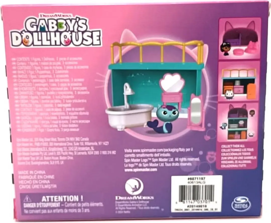 Spin Master Gabby's Dollhouse Mercat Kamer Speelset - Minipop