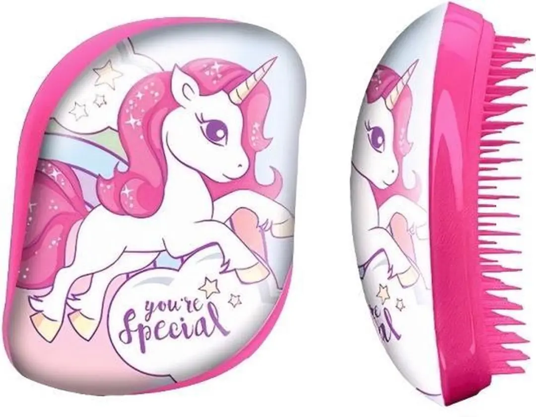 Unicorn Haarborstel Eenhoorn Roze/Wit