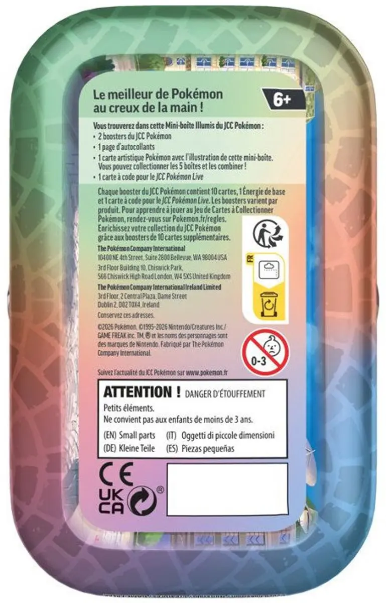 Pokémon Mini Tin Illumis 2026/06 TCG - 2 Boosters - FR