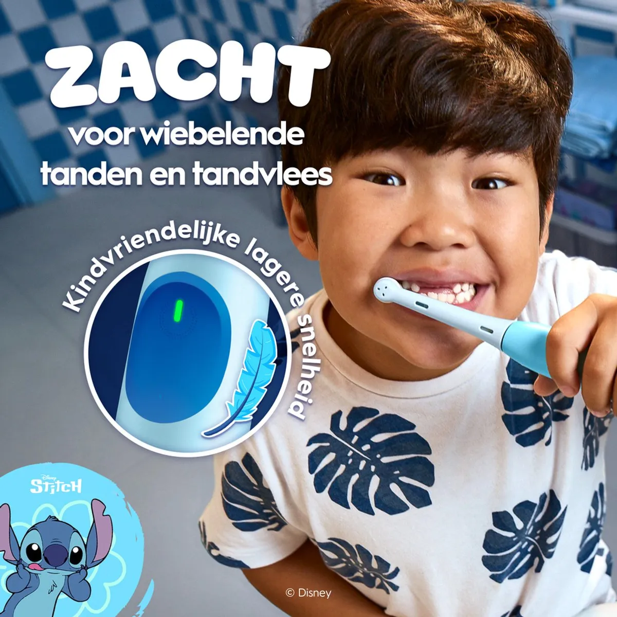 Oral-B iO Kids Stitch Elektrische Tandenborstel - Blauw