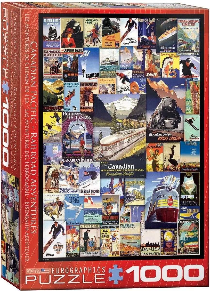 Eurographics Canadian Pacific Rail Puzzel 1000 Stuks