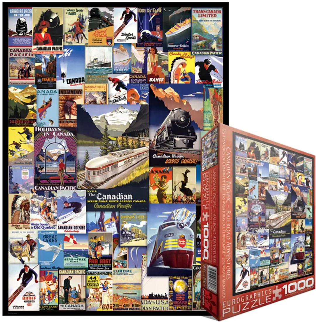 Eurographics Canadian Pacific Rail Puzzel 1000 Stuks - Meerkleurig