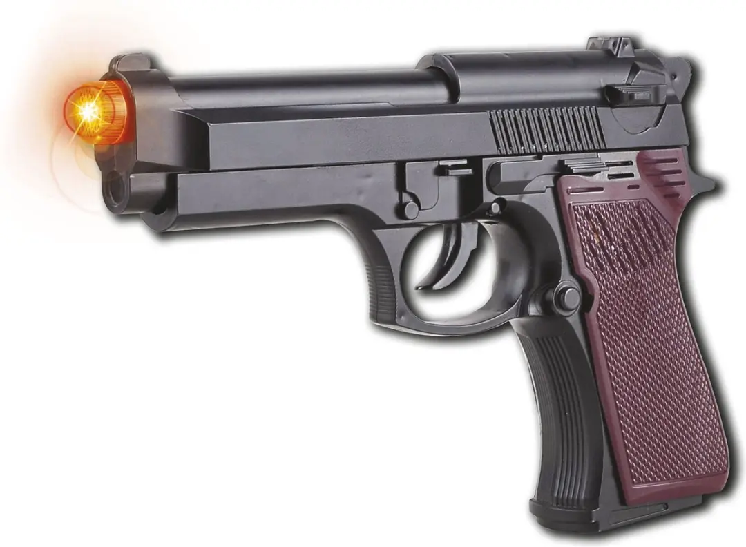 Espa Pistool Zwart met licht en geluid