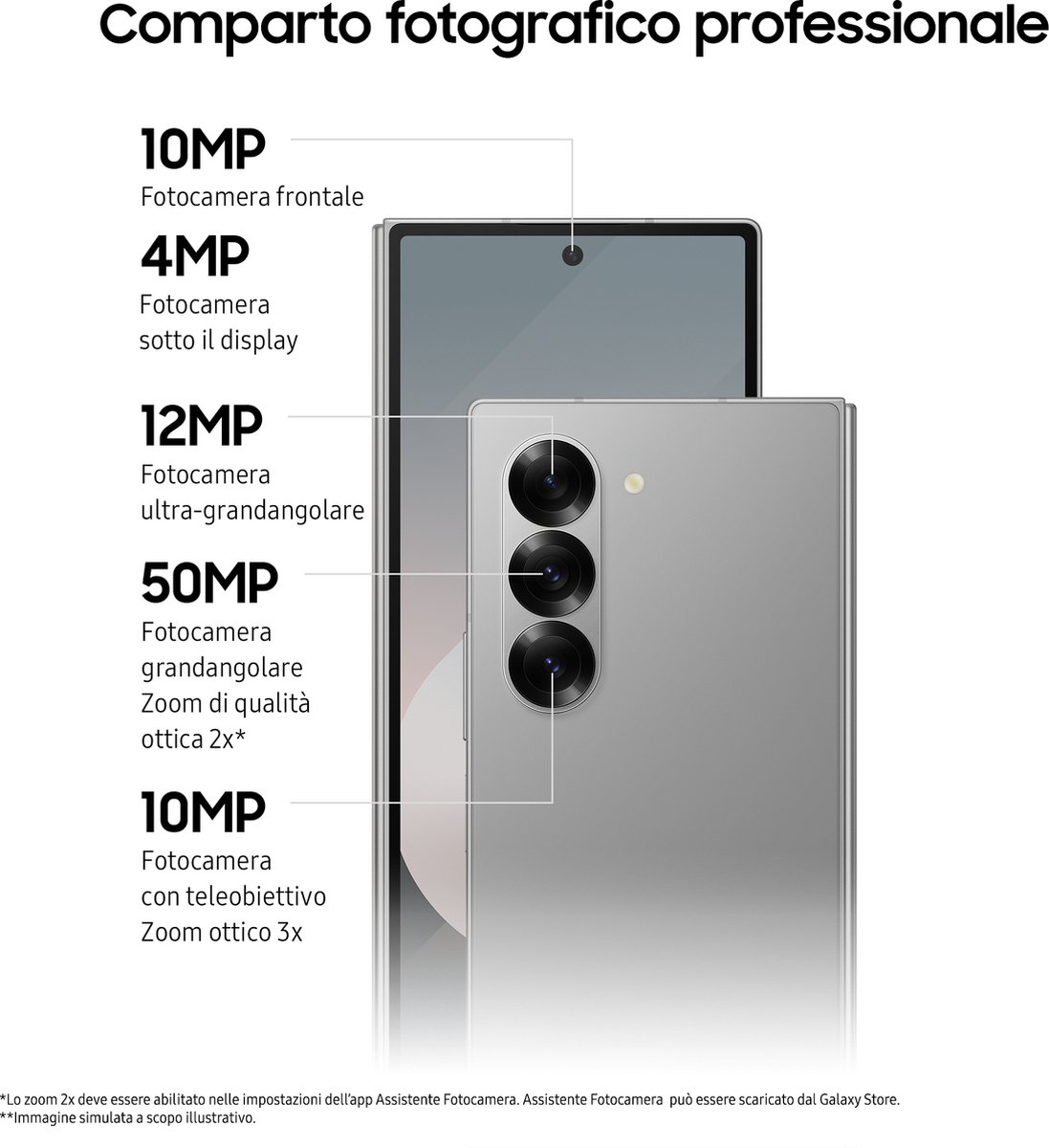 Samsung Galaxy Z Fold6 - 256GB - Navy