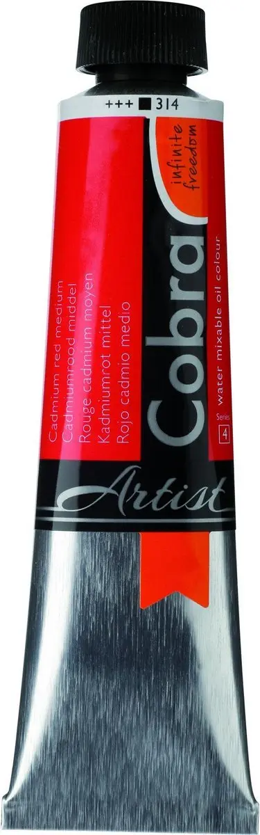 Cobra Artist Olieverf Cadmiumrood Middel 40ml
