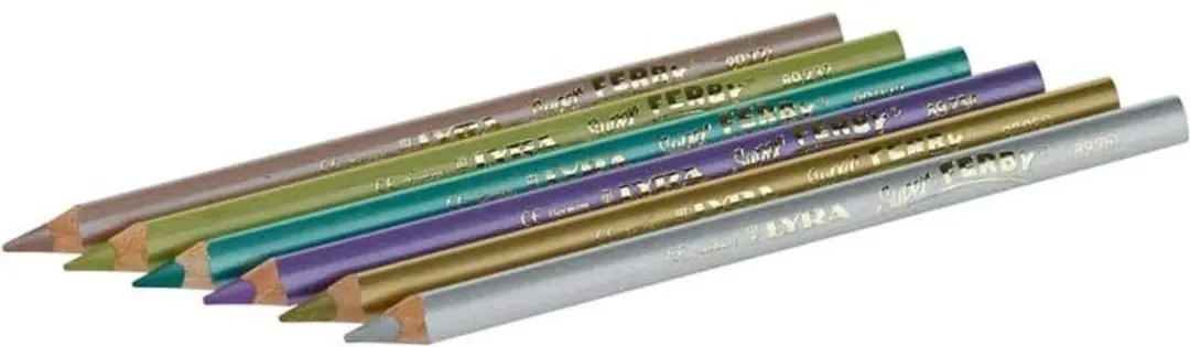 Lyra Super-Ferby Metallic Potloden - 12 Stuks - Meerkleurig