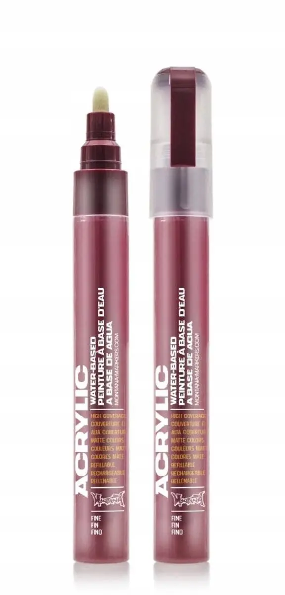 Montana Acrylic Marker Fine 2mm Royal Red