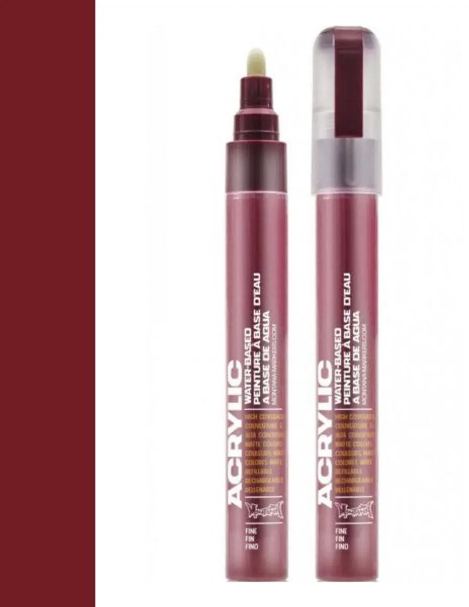 Montana Acrylic Marker Fine 2mm Royal Red