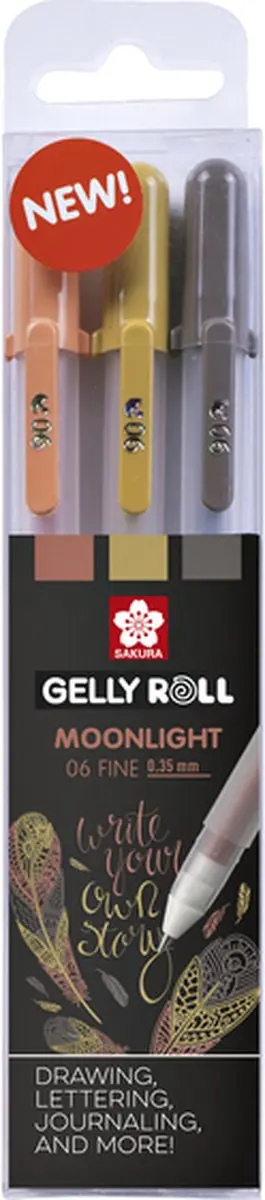 Sakura Gelly Roll Moonlight 06 Nature Set - 6 Stuks