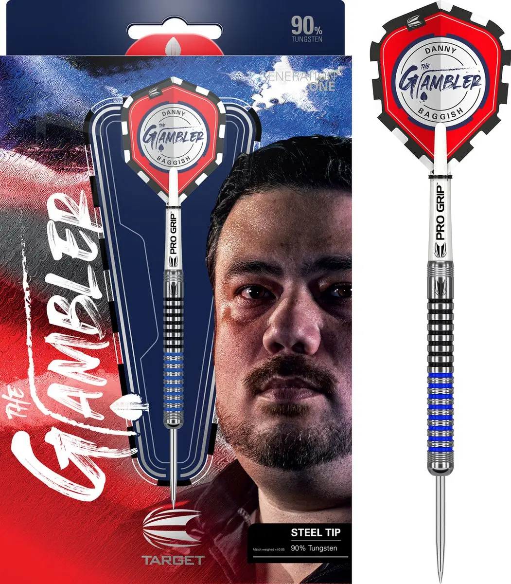 Target Danny Baggish Gen 1 Dartpijlen 21g - 3 Stuks