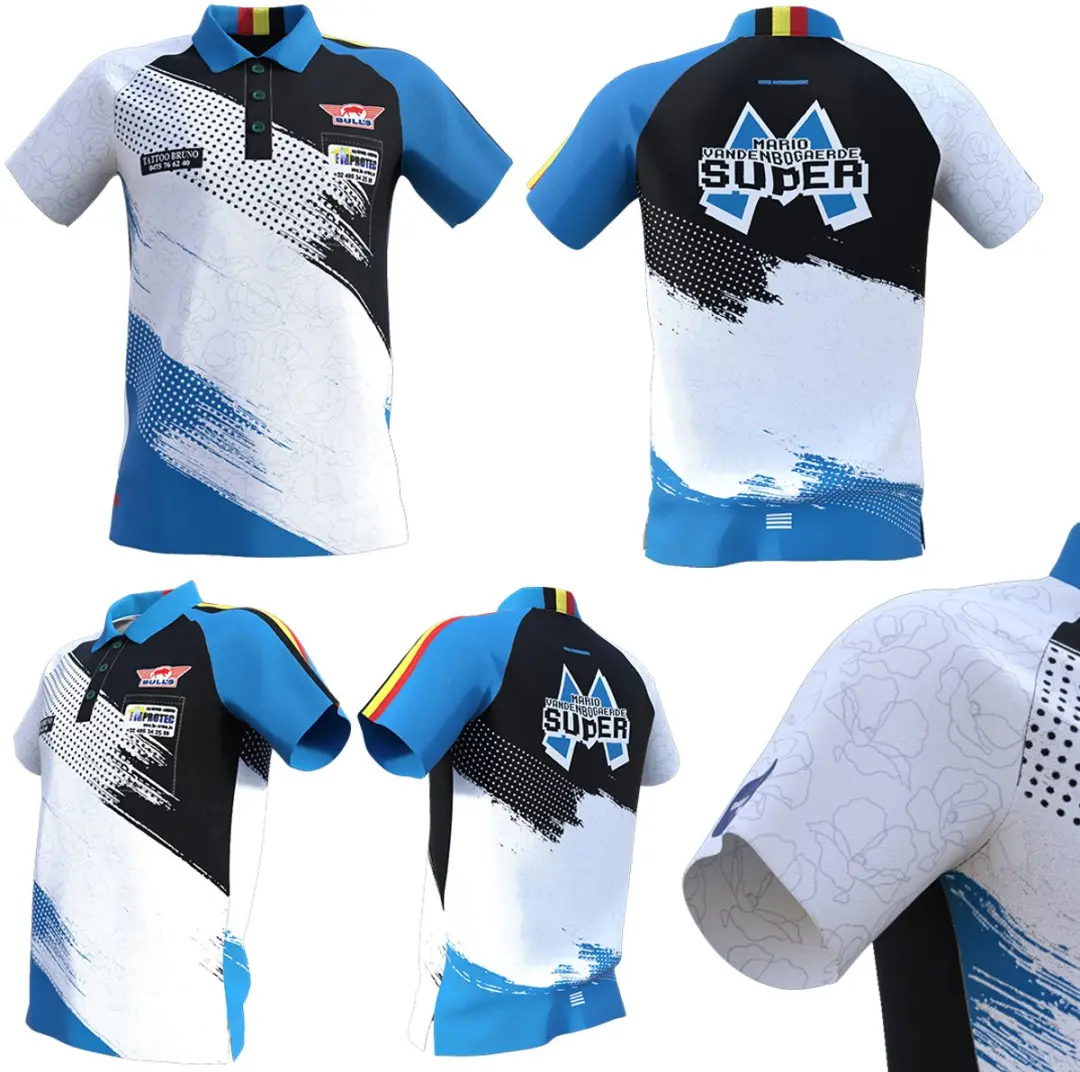 Bull's Dartshirt Mario Vandenbogaerde - XL - BU-69632