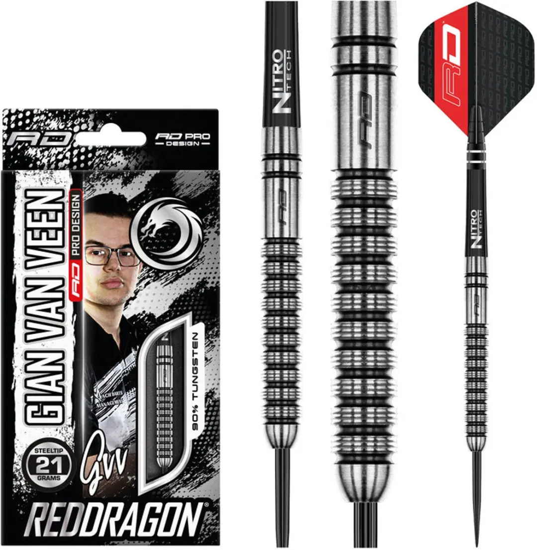 Red Dragon Gian van Veen 90% Dartpijlen