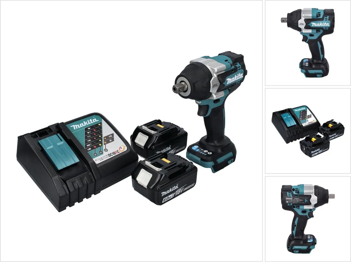 Makita DTW701RG Accu Slagmoersleutel 18V 700Nm
