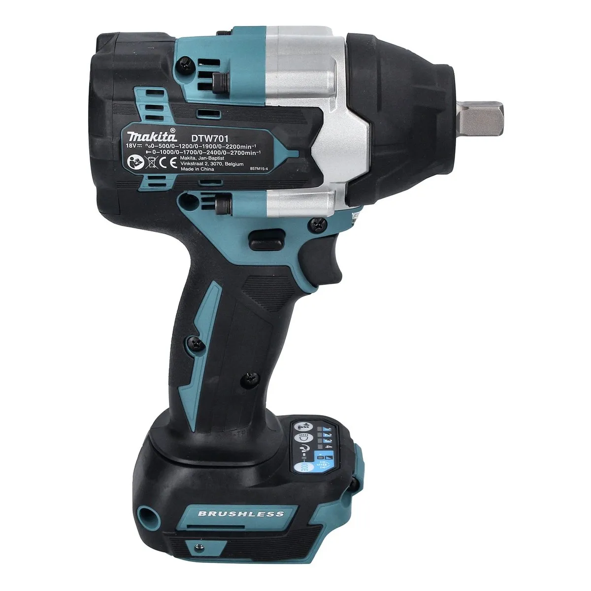 Makita DTW701RG Accu Slagmoersleutel 18V 700Nm - 2x 6.0Ah + Lader - afbeelding 3 van 5