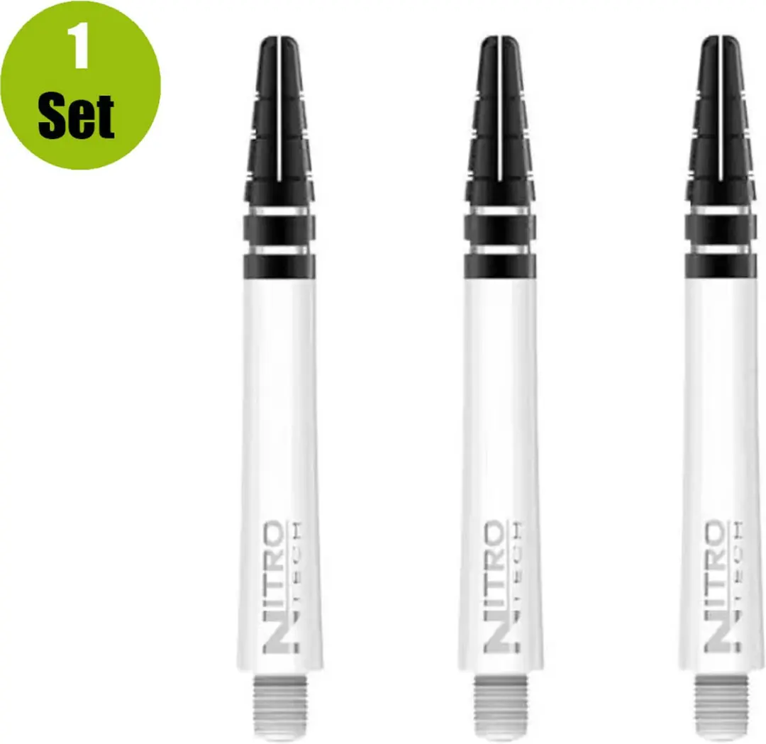 Red Dragon Nitrotech TC441 Dart Shafts - 3 Stuks Wit
