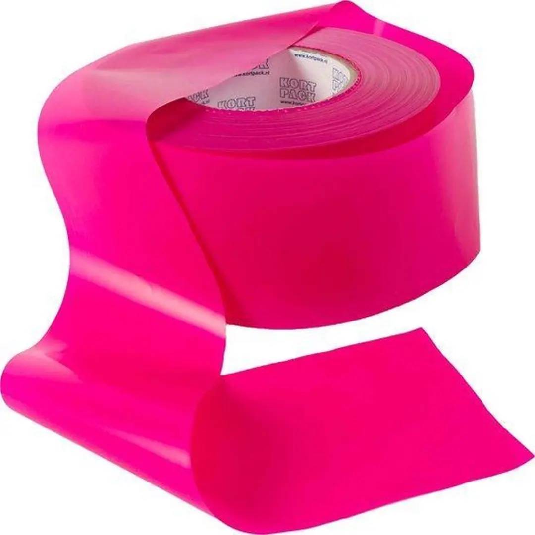 Kortpack Afzetlint Roze 75mm x 250m